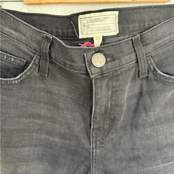 Current/Elliott Classic Black Skinny Pants - Picture 6 of 11